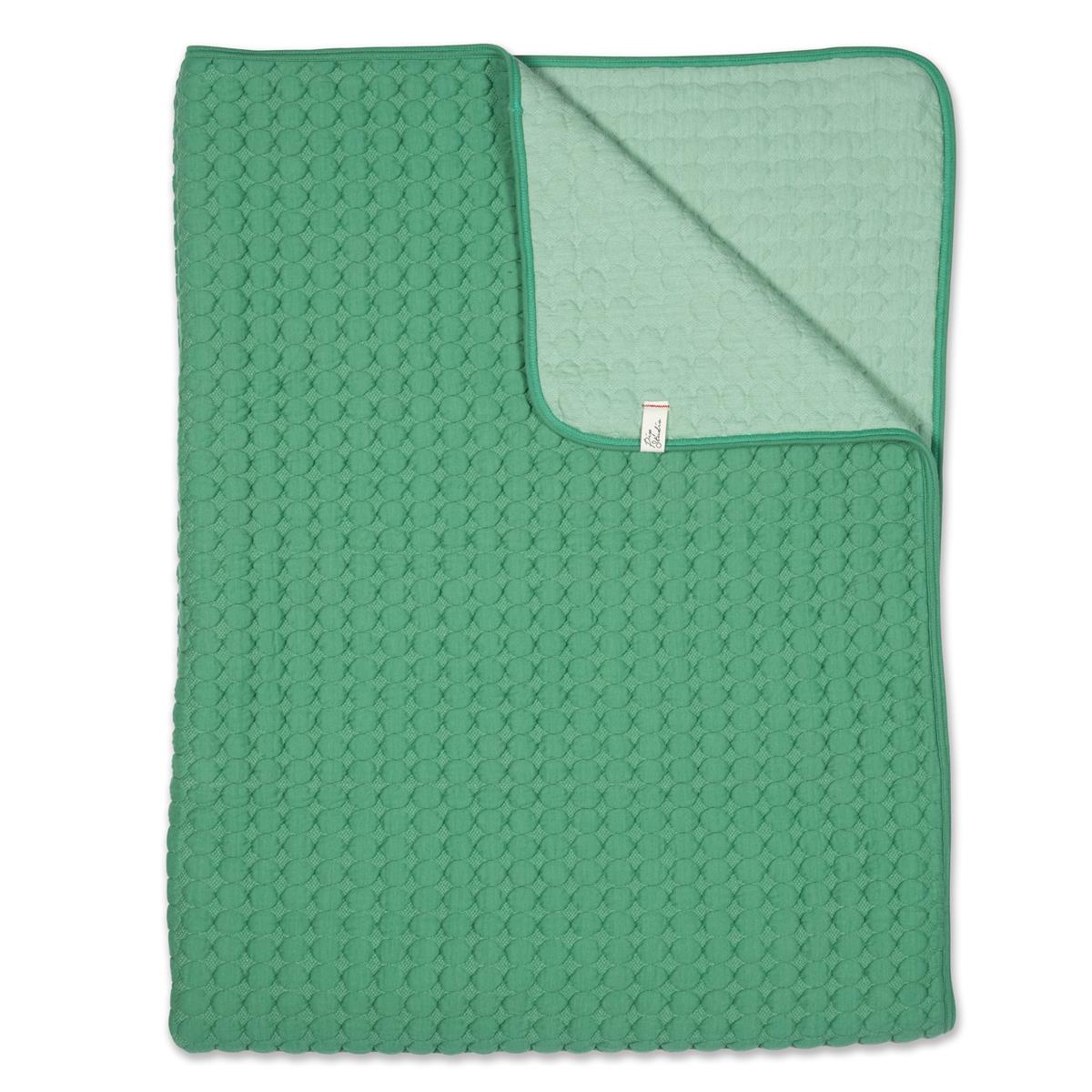 Pip Studio sprei Fill in the dots - 160x260 cm - groen