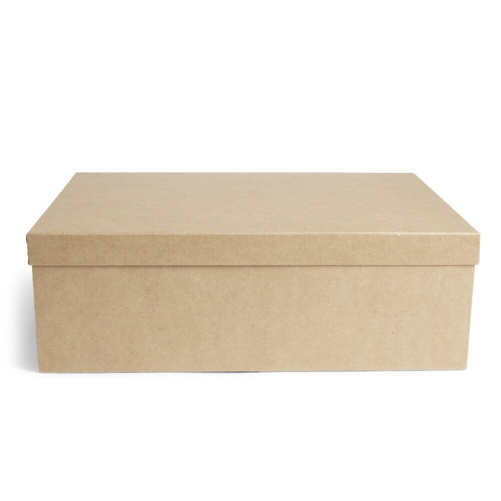 BoÎte papier beige 28x19x10cm