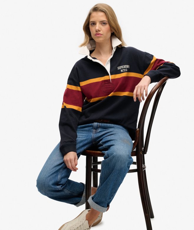 Heritage Stripe Rugby Top