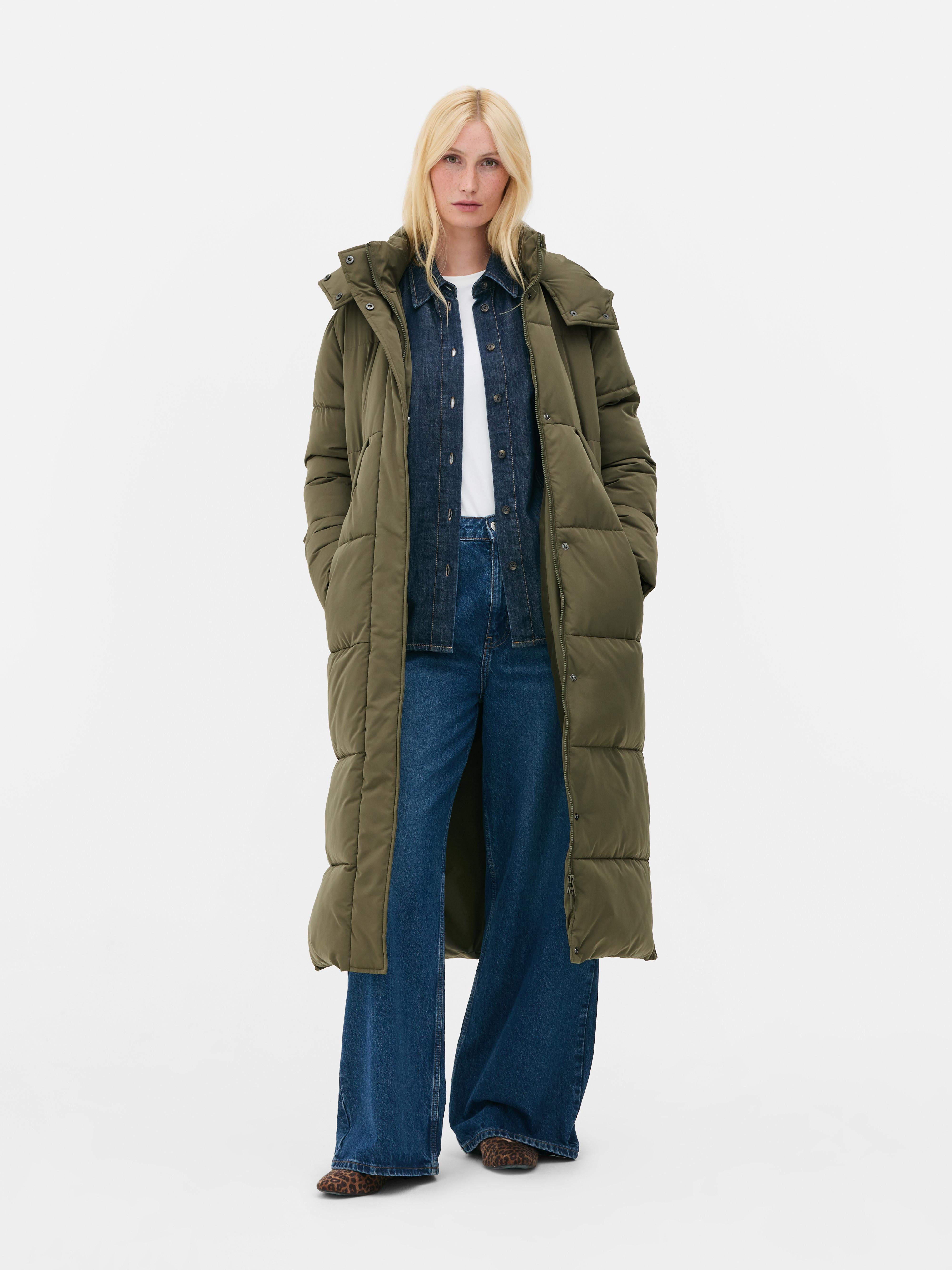 Angle Pocket Longline Padded Coat