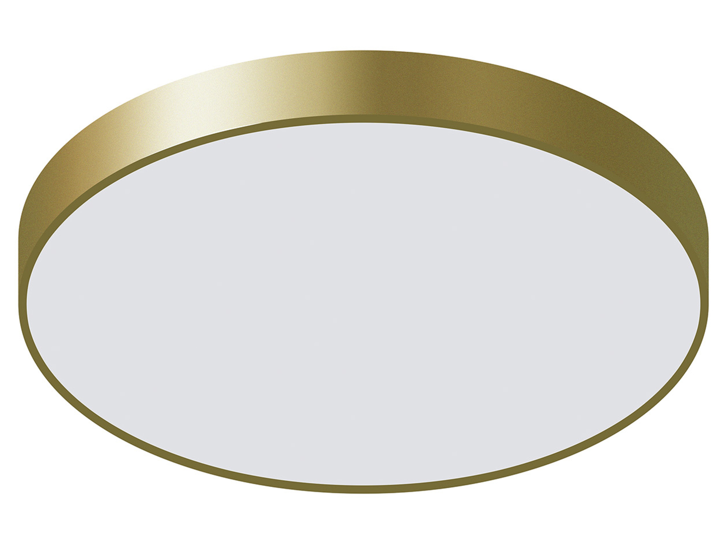 Plafon Orbital LED metalowy złoty
