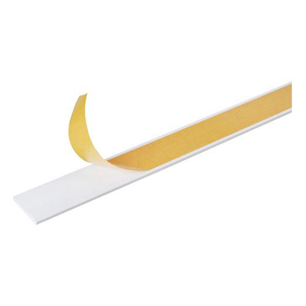 FLATPROFIL GAH ALBERTS PVC SELVKLEBENDE 20X2MM 2,6M HVIT