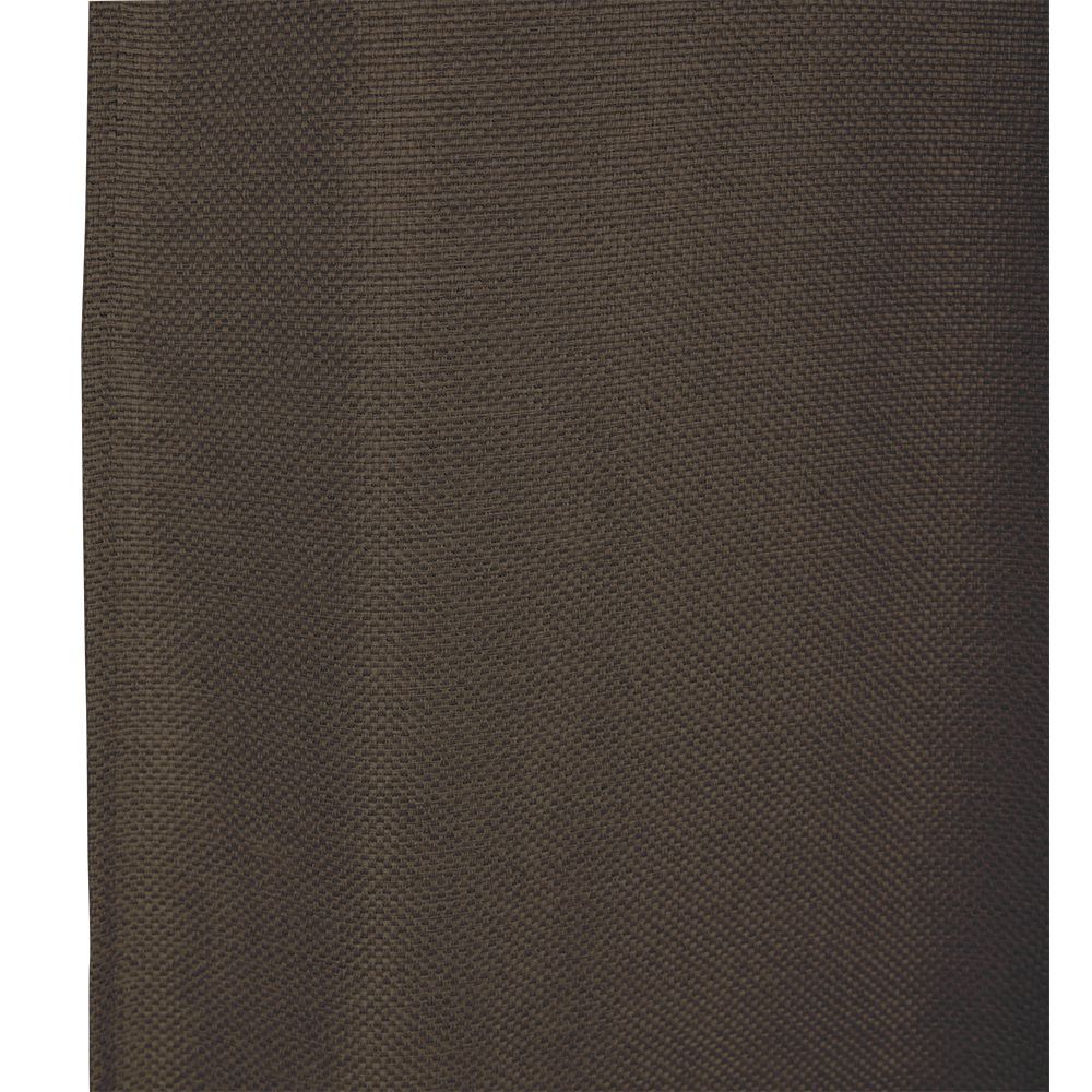 Rideau occultant effet tramé marron 140x240cm