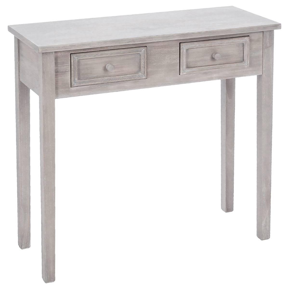 Console "Charme" Bleached wood L.80 cm