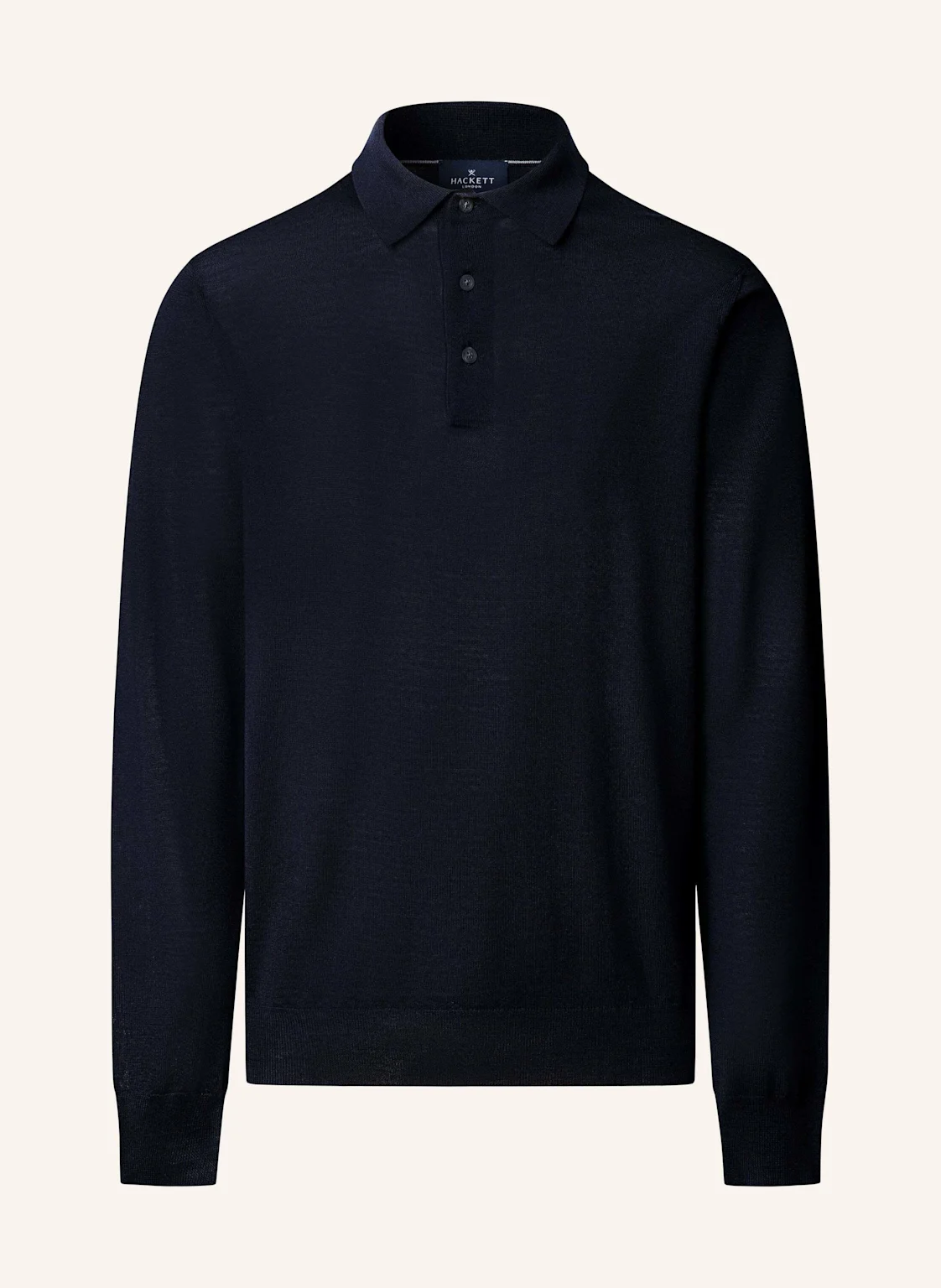 HACKETT LONDON Pullover MERINO SILK LS POLO