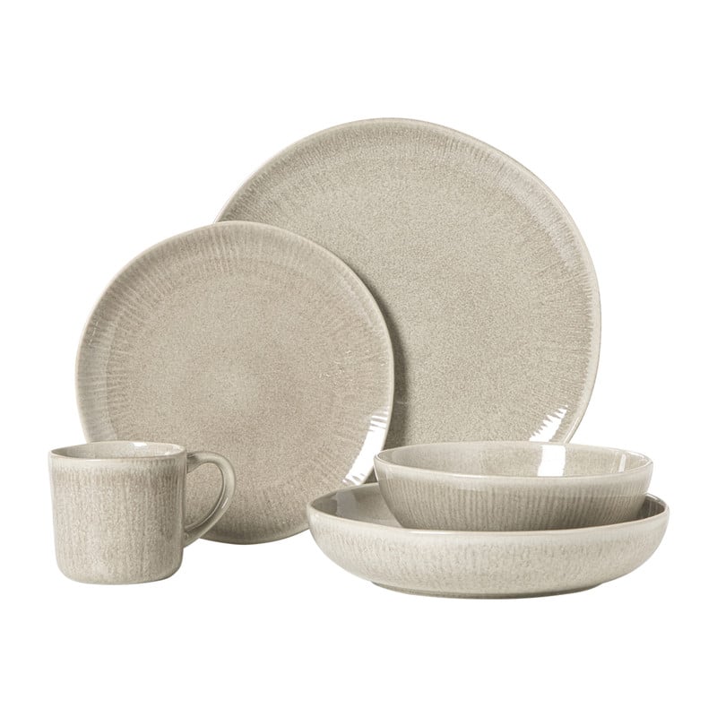 Dinerbord fuji - beige - &Oslash;27.5x2.4 cm