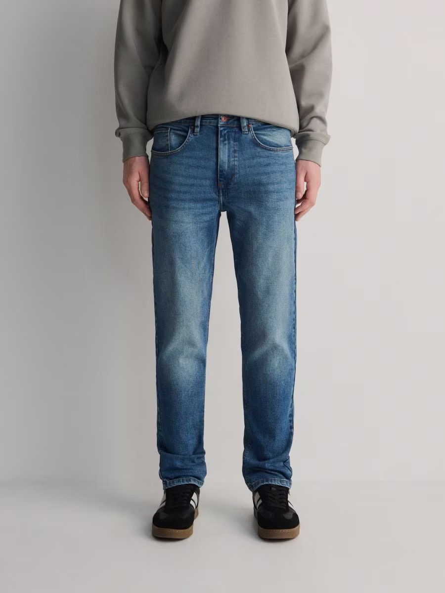 Slim Jeans With Wash Effect