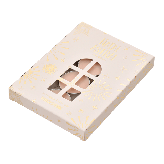 VELA RÉCHAUD COM 12 PEÇAS NATAL ASTRAL