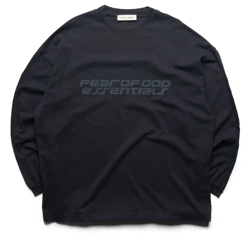 Fear Of God Essentials 90's L/S Tee - Vintage Black