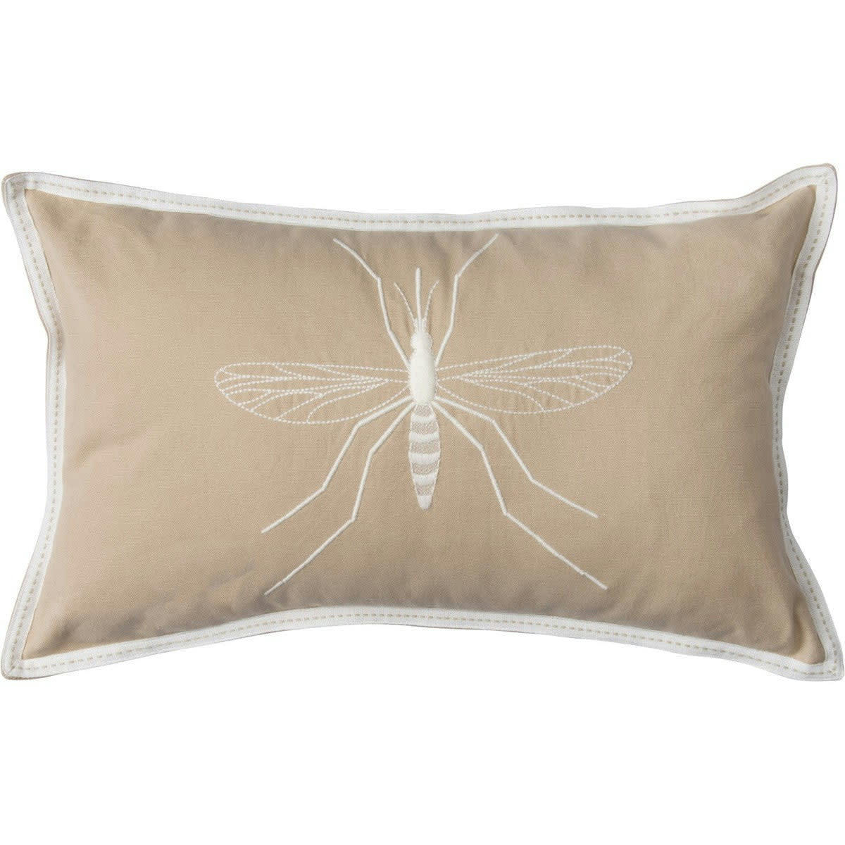 MOSQUITO - Housse de coussin coton  50x30 sable