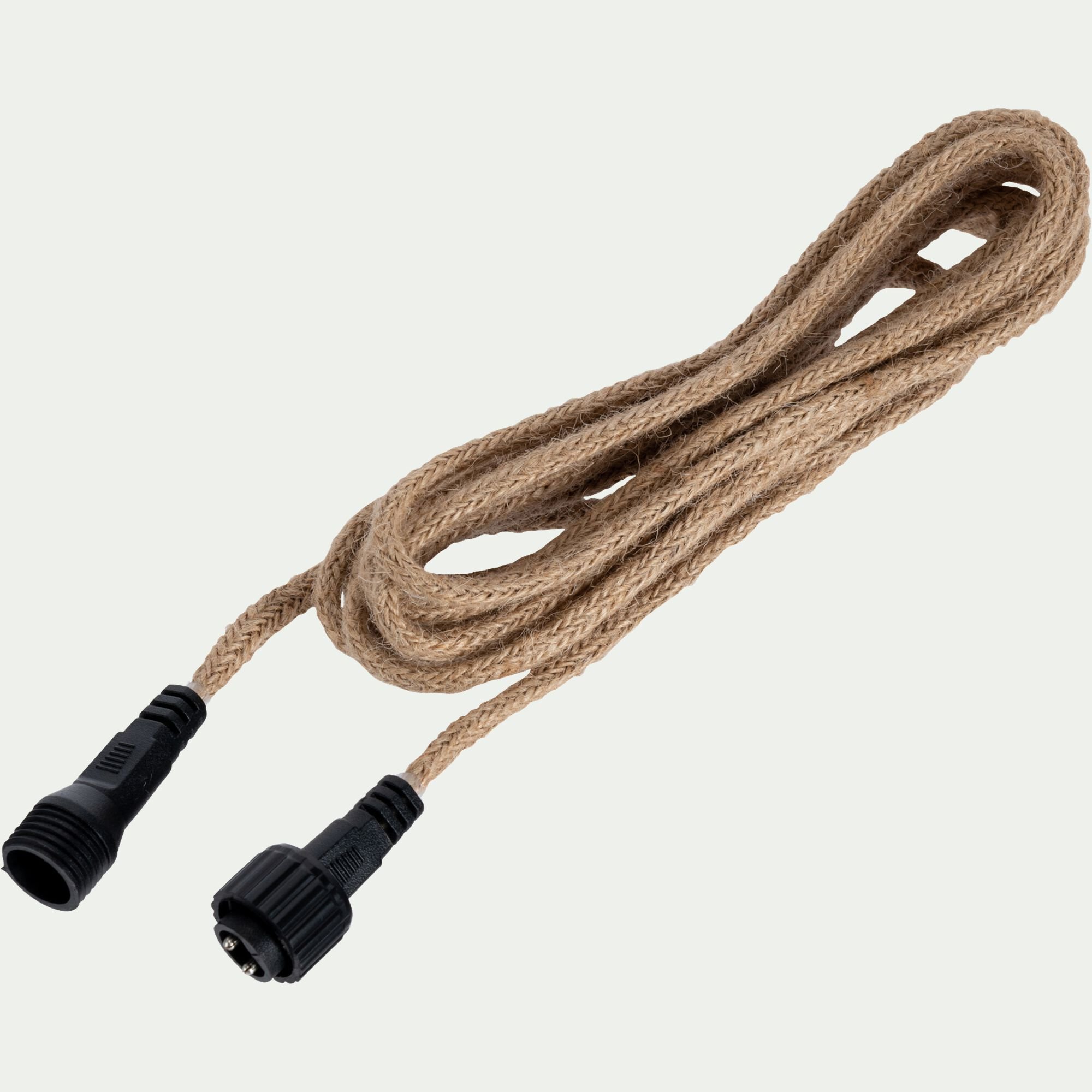 AURORA - Guirlande lumineuse solaire naturelle 8m - beige