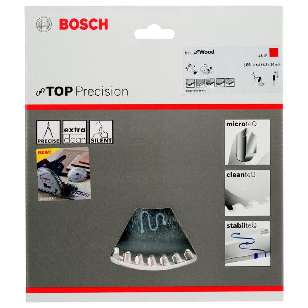 SIRKELSAGBLAD BOSCH TOPWOOD 48T 165X20MM