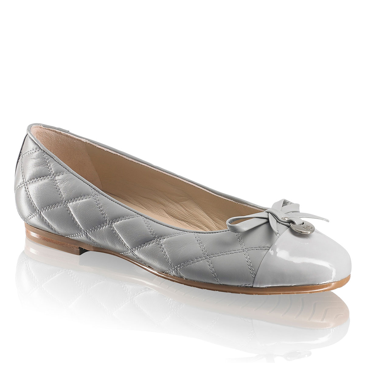 Russell & Bromley CHARMING Quilted Ballet Flat