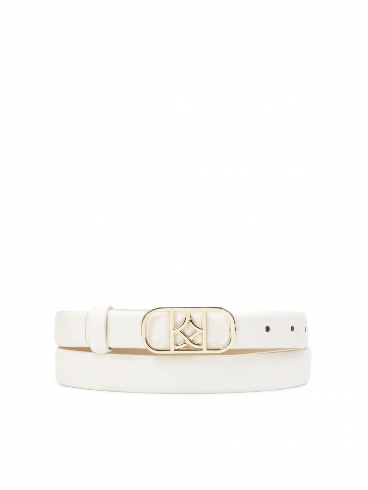 White belt with original gold buckle