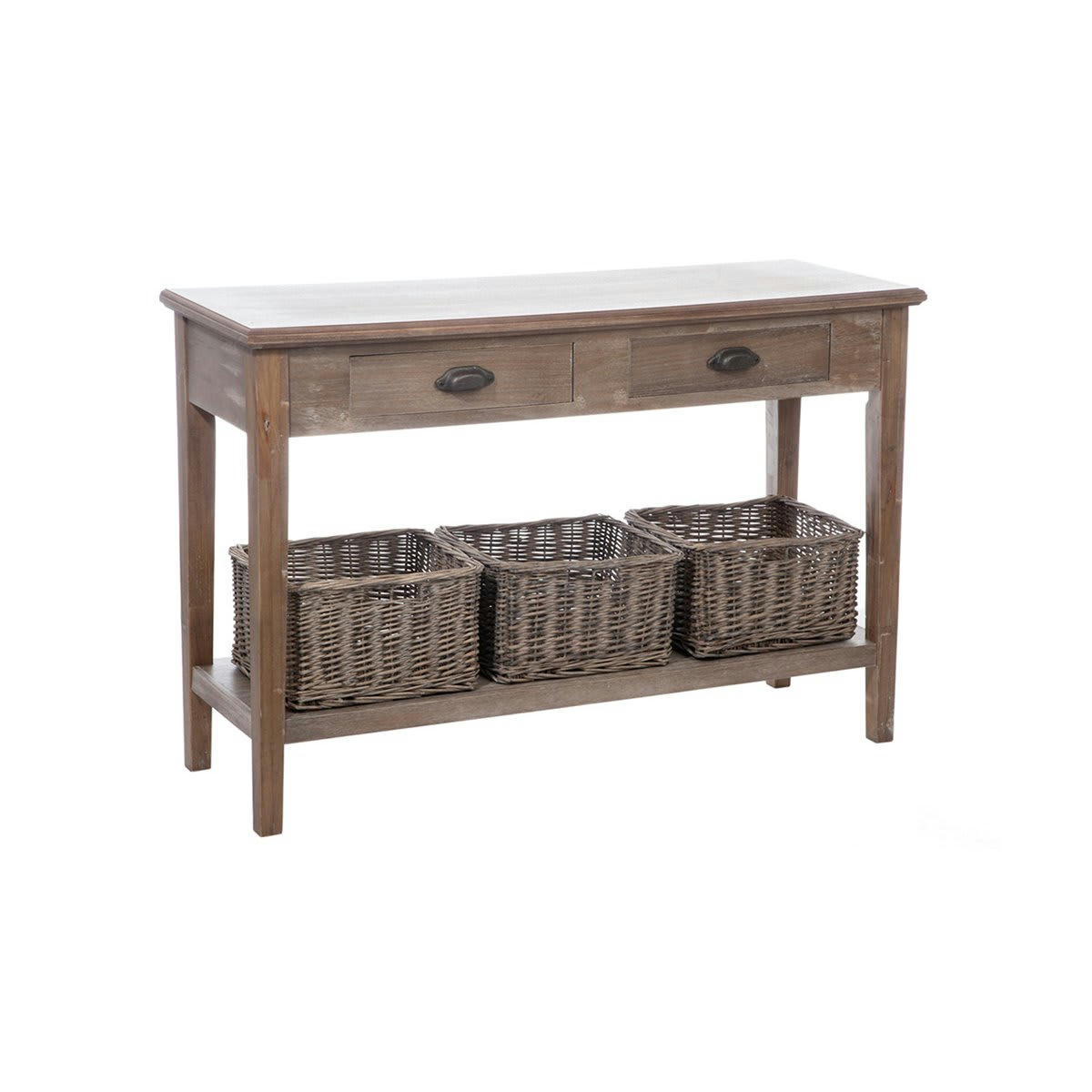 SOLTAR - Console en bois style rustique