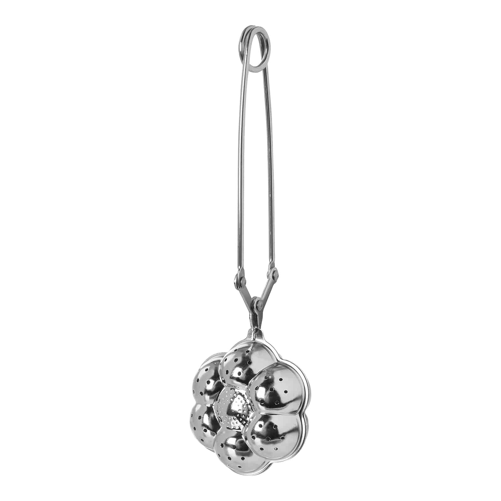 Teesieb Blume Silber,L 180 mm