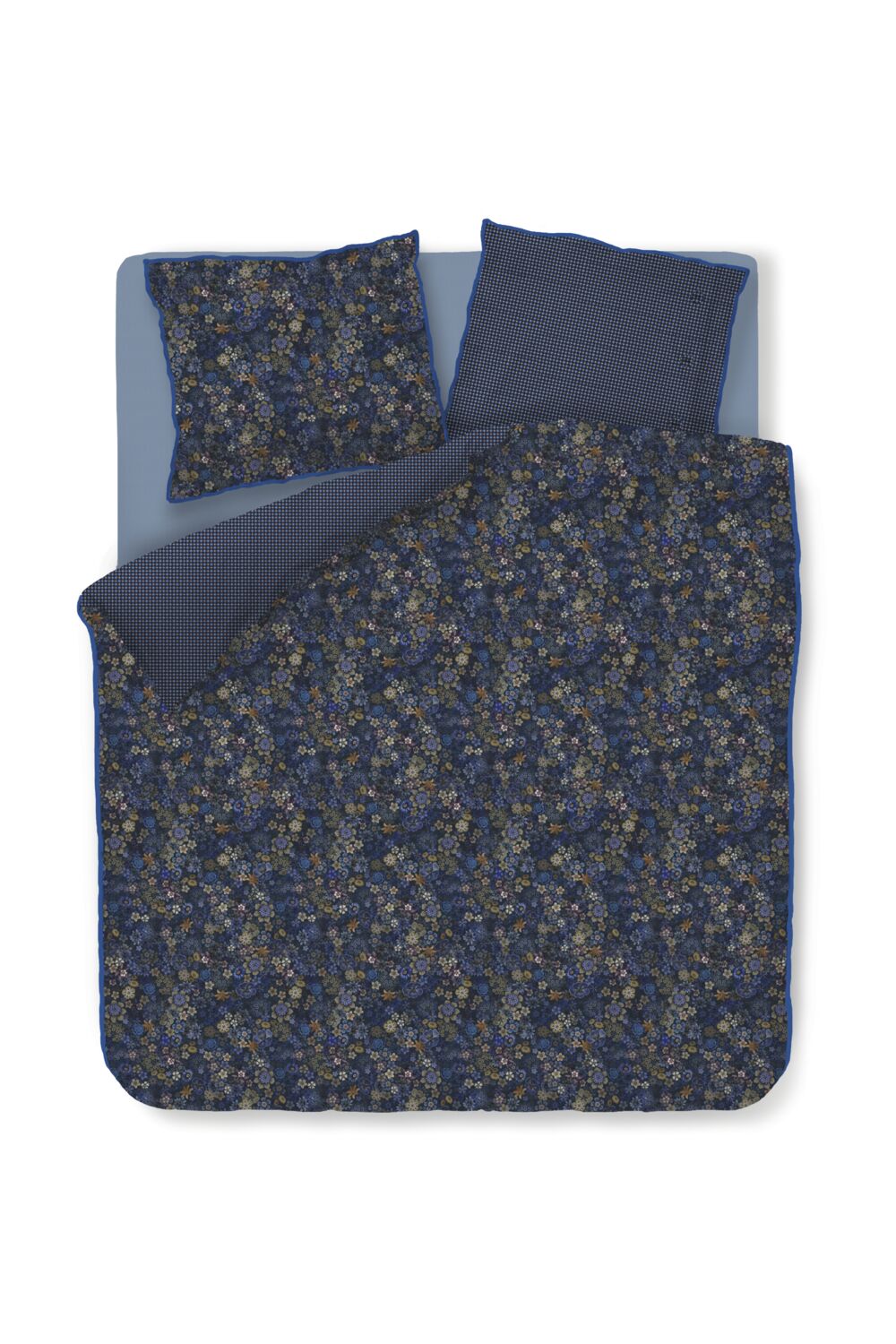 Pip Studio Tutti I Fiori - 200 x 200/220 cm - Donkerblauw