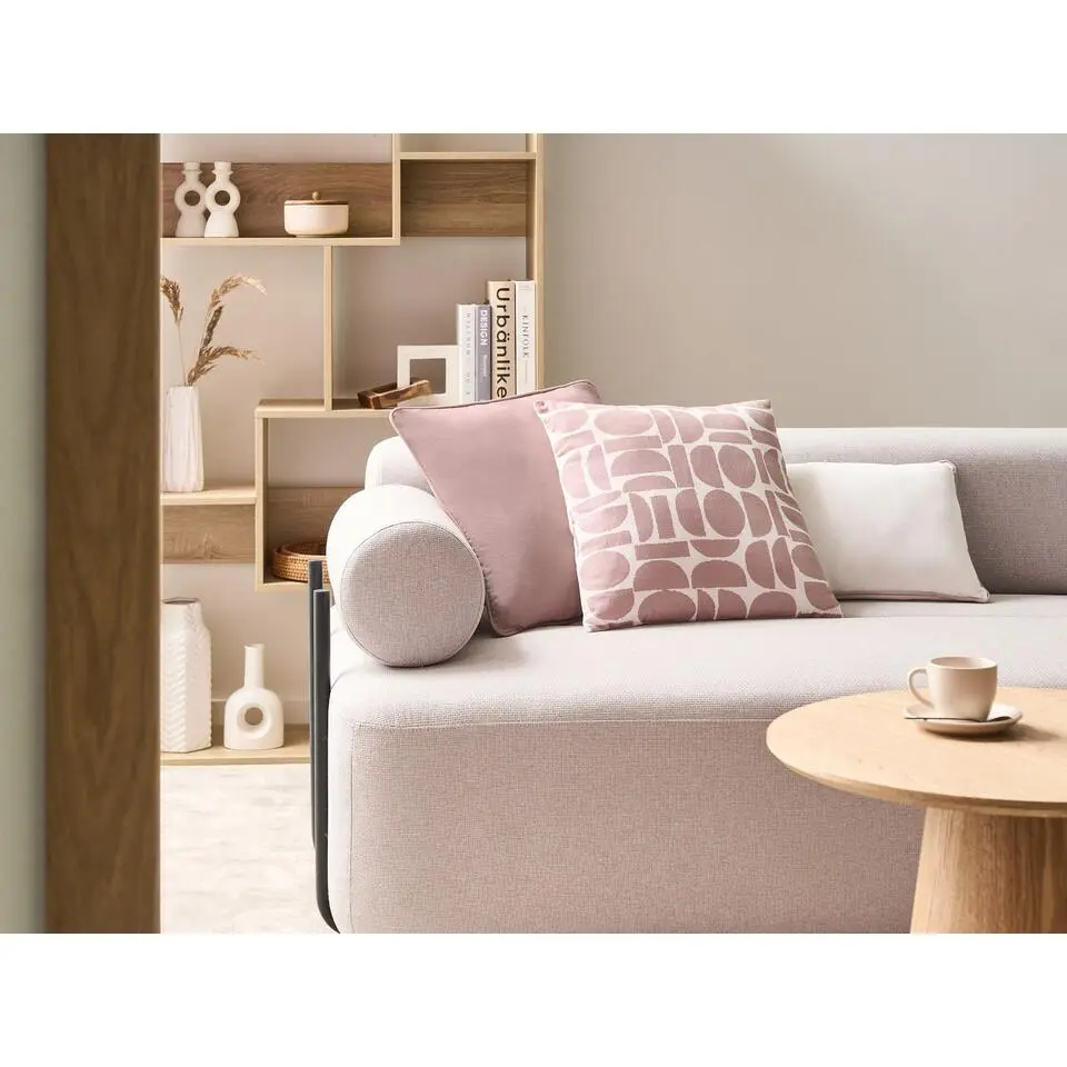 PENTACE - Sierkussen set van 3 - Roze - Katoen