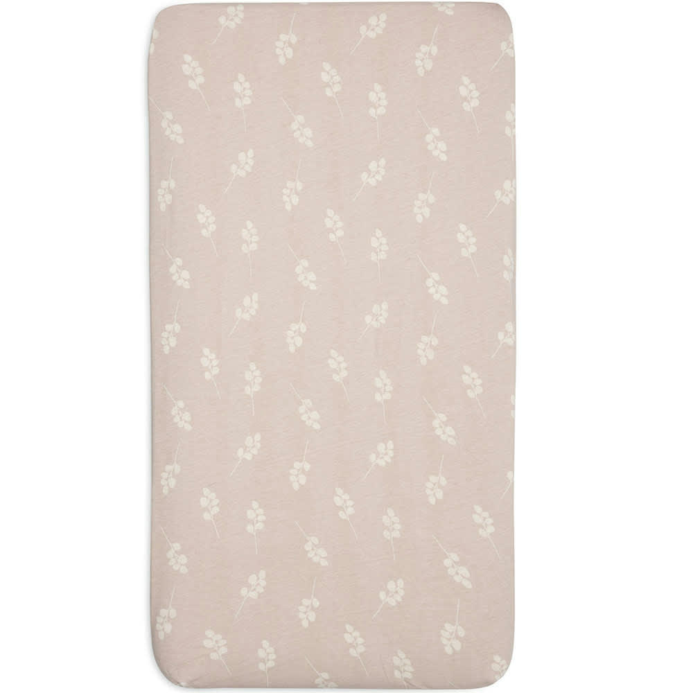 - Drap housse en jersey Twig Wild Rose (70 x 140 cm)