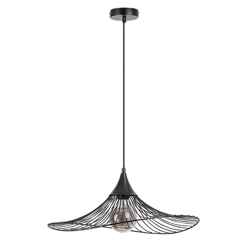 Lampa wisząca czarna Sombero 1xE27x40W wym: 150x50x50 cm Rabalux