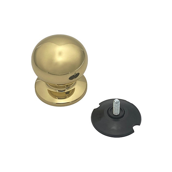 Bouton fixeen Laiton de tirage de porte D70 mm Laiton PVD Haute resistance- lot de 6 boutons