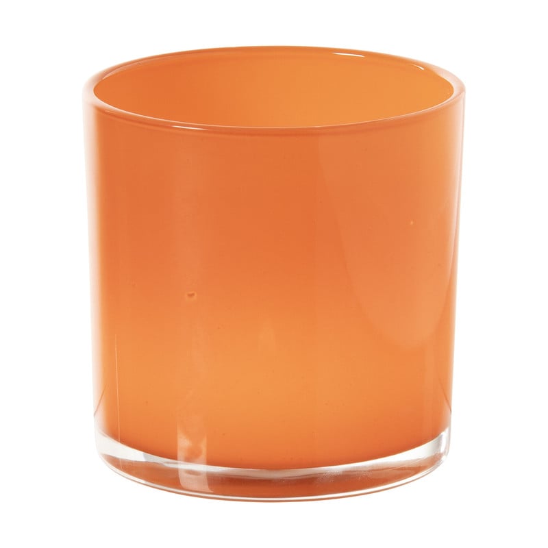 Waxinelichthouder - rood - &Oslash;10x10 cm