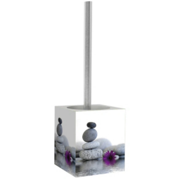 WC-Bürste »Energy Stones«, H 37 cm, Grau, Rechteckig