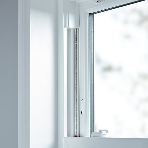 Joint à brosse adhésif porte et fenêtre Diall blanc L.20 m