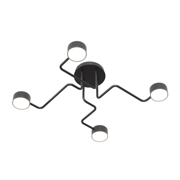 Lampa Sufitowa Lampa Wisząca Kurage 4 Bl