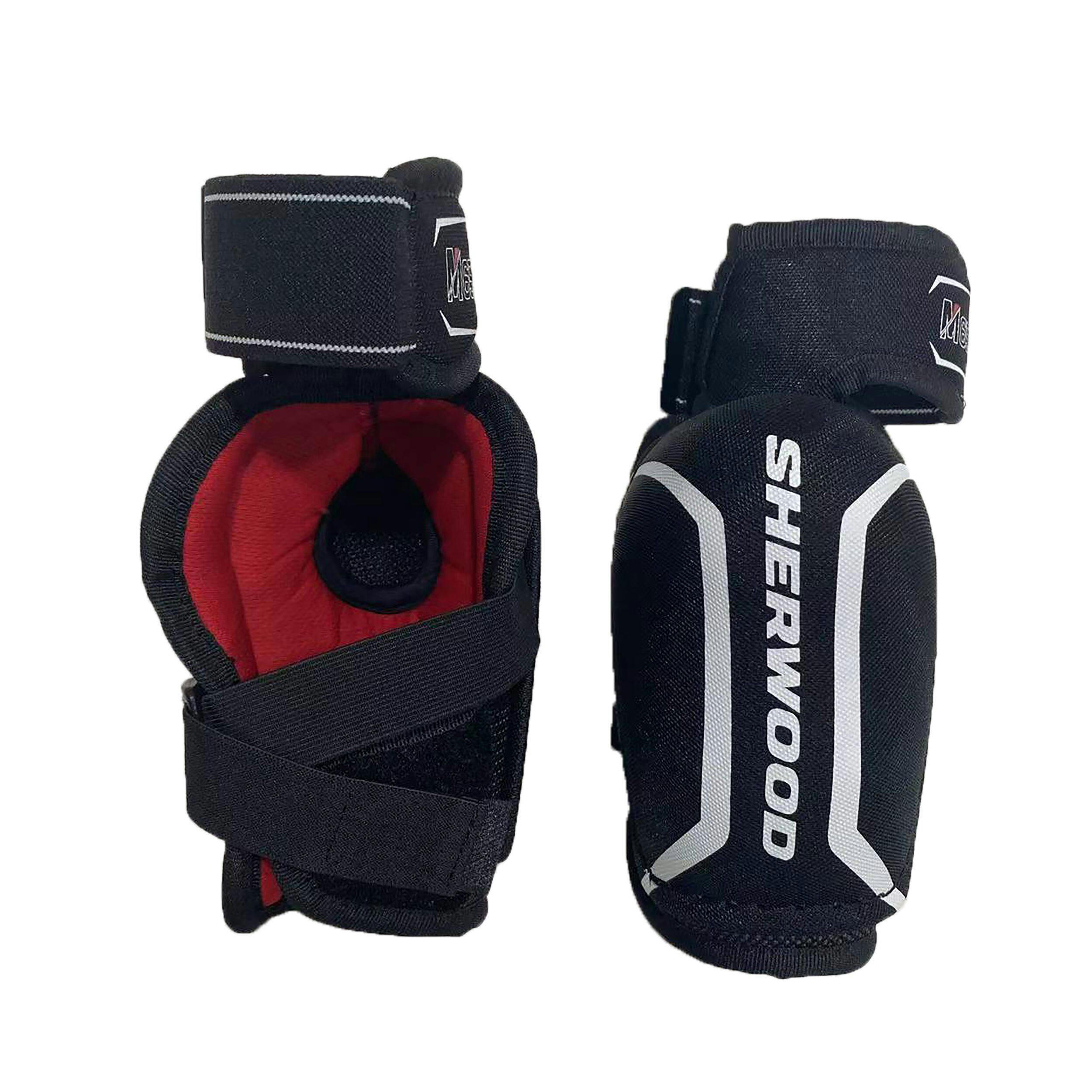 Sherwood Rekker M65 Hockey Elbow Pads, Youth, Black, Assorted Sizes