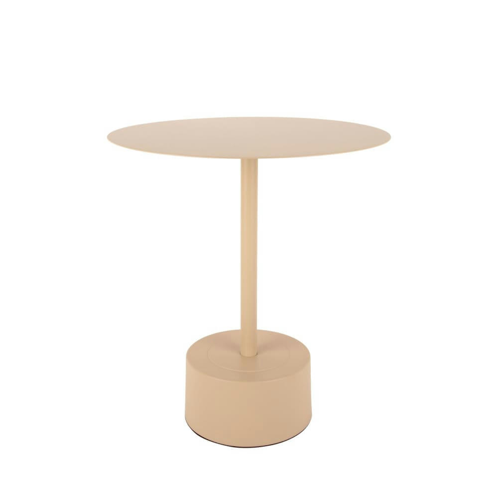 NOWA - Table d'appoint ronde en métal D40cm sable