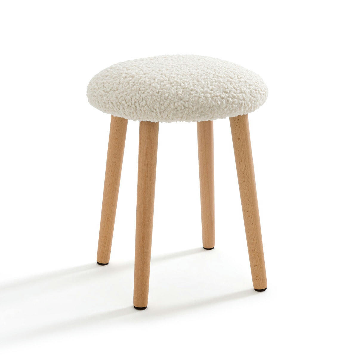 Tabouret tissu bouclette, Miji