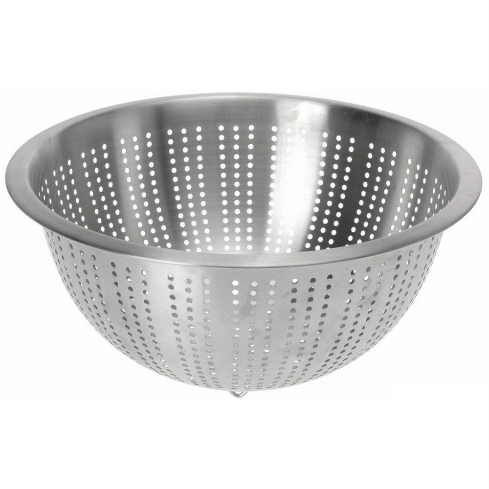 Cedzak kuchenny durszlak sitko do odcedzania stalowy 28 cm