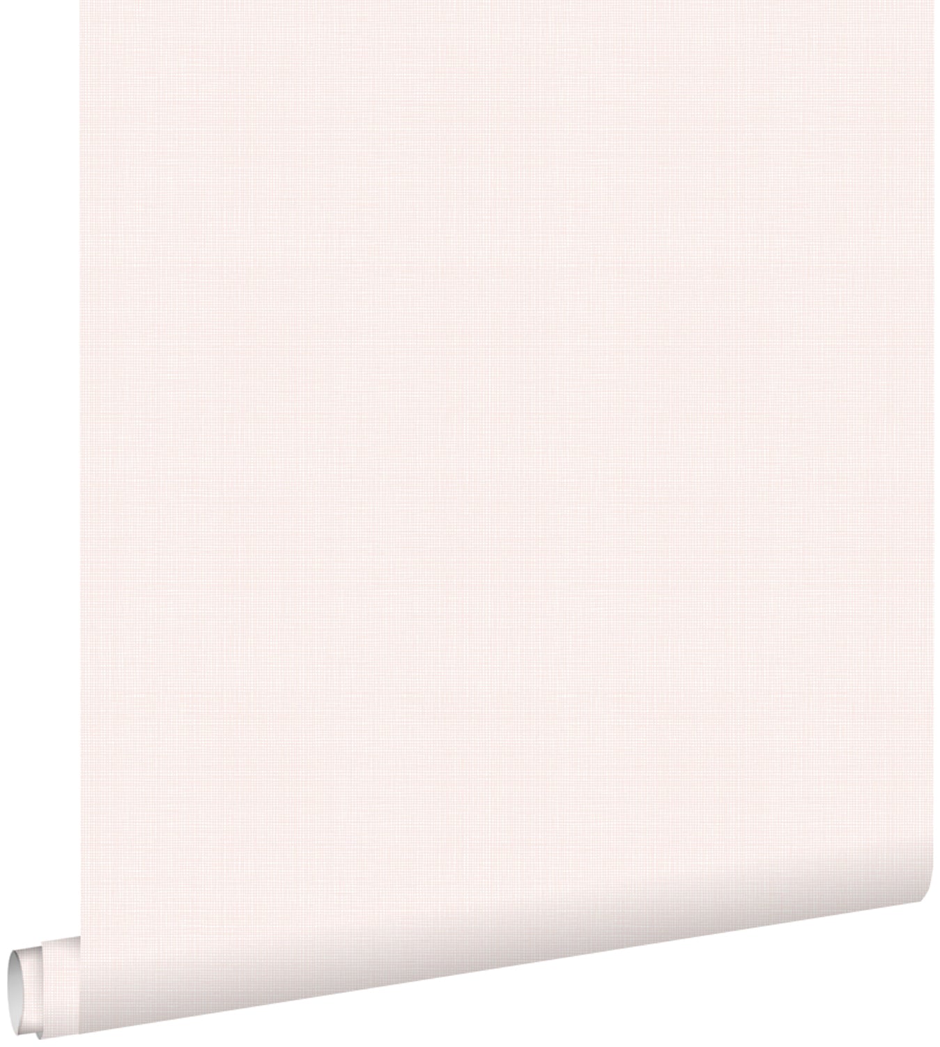 ESTAhome behang linnenstructuur poederroze - 53 cm x 10.05 m - 139023