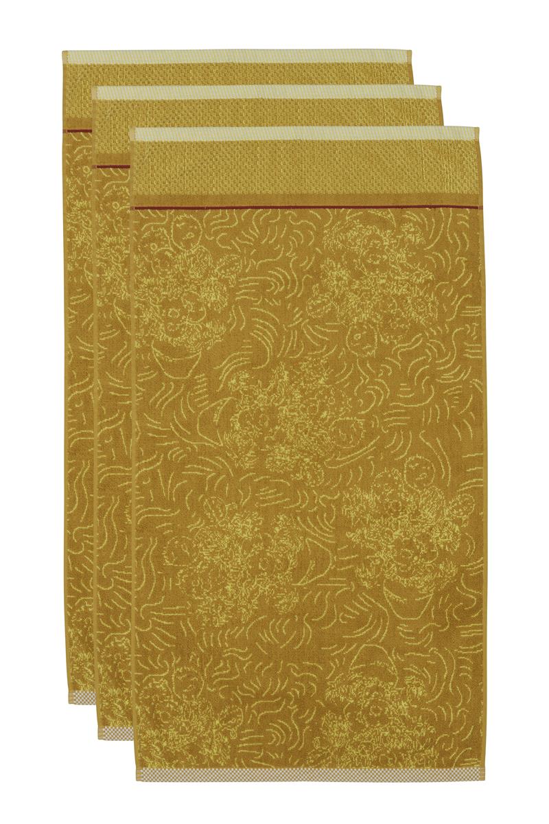 Beddinghouse x Van Gogh Museum Handdoek - 55 x 100 cm - set van 3 - Geel