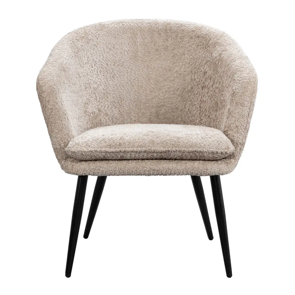 Fauteuil Cloe - stof - beige