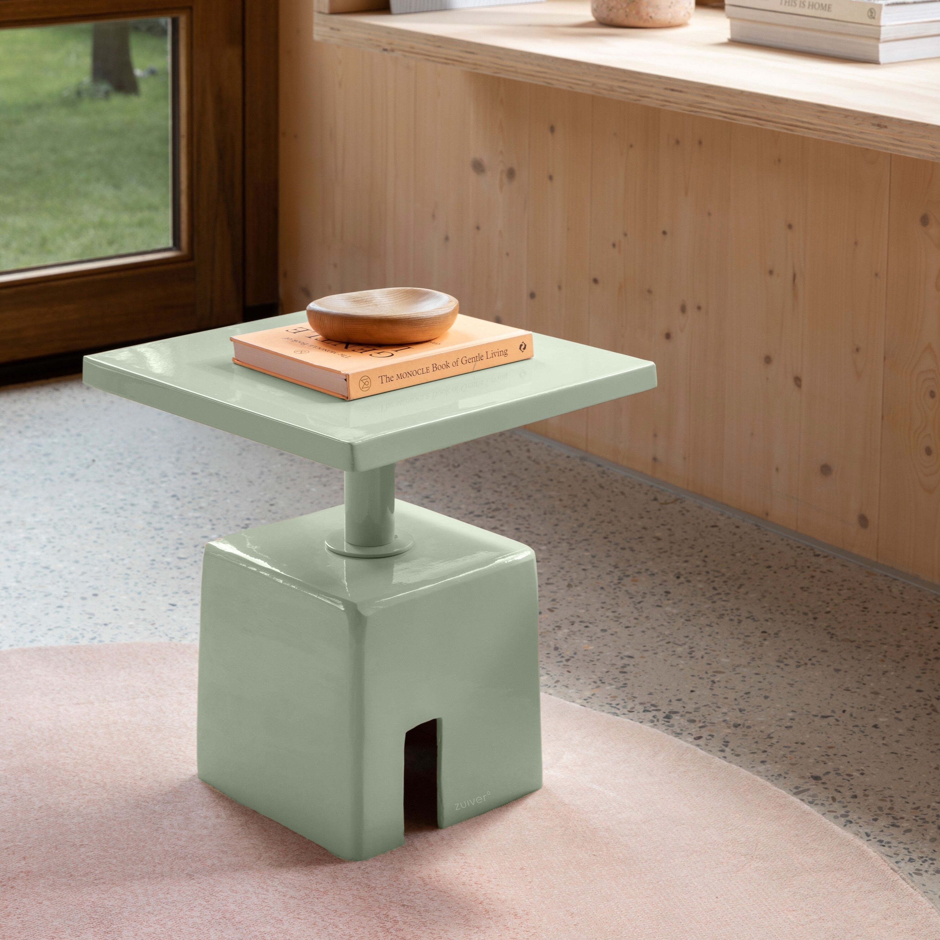 Zuiver Chubby Bijzettafel - Stone Green
