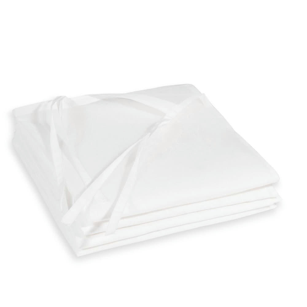 Eloise - Rideau à nouettes en coton blanc brodé à l'unité 110x250