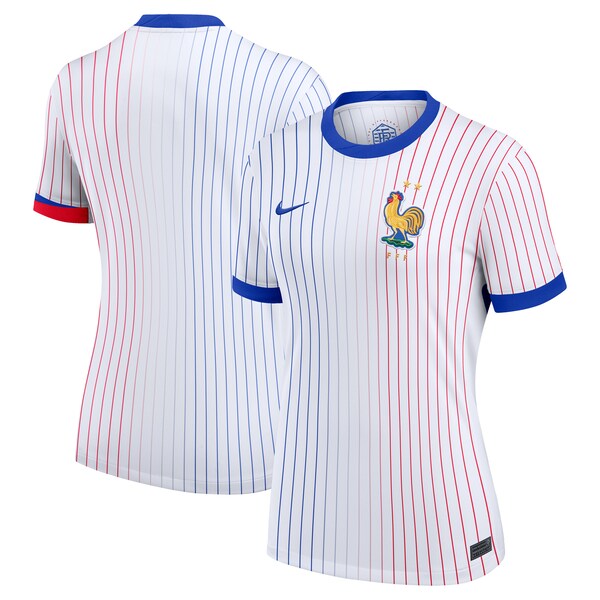 France National Team Nike Women's 2024 Away Replica Blank Jersey - White