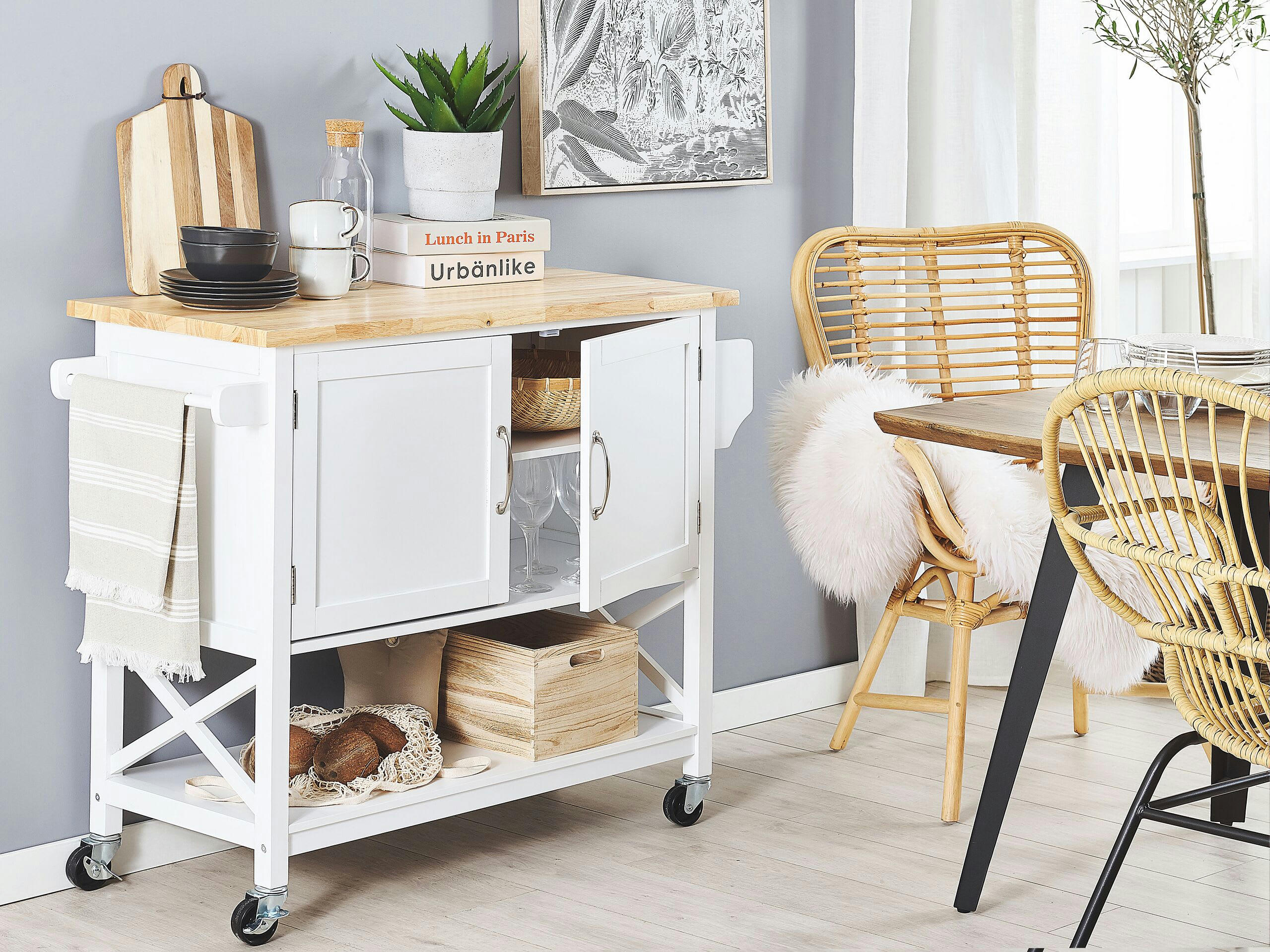 MELE - Desserte de cuisine blanche