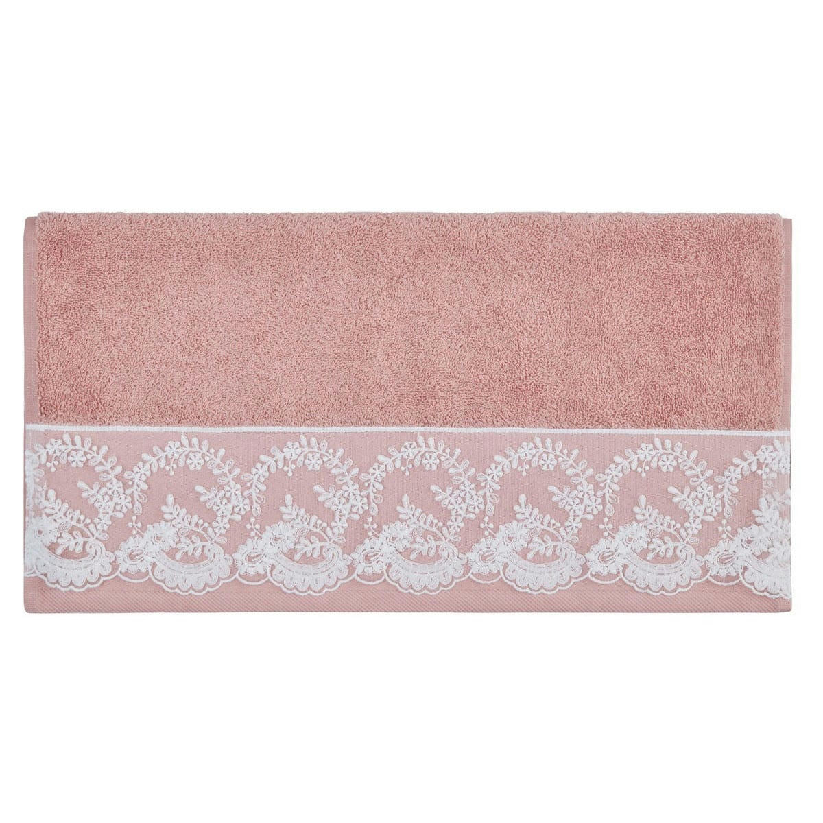 YASMEEN - Serviette de toilette Nude 50x100 cm