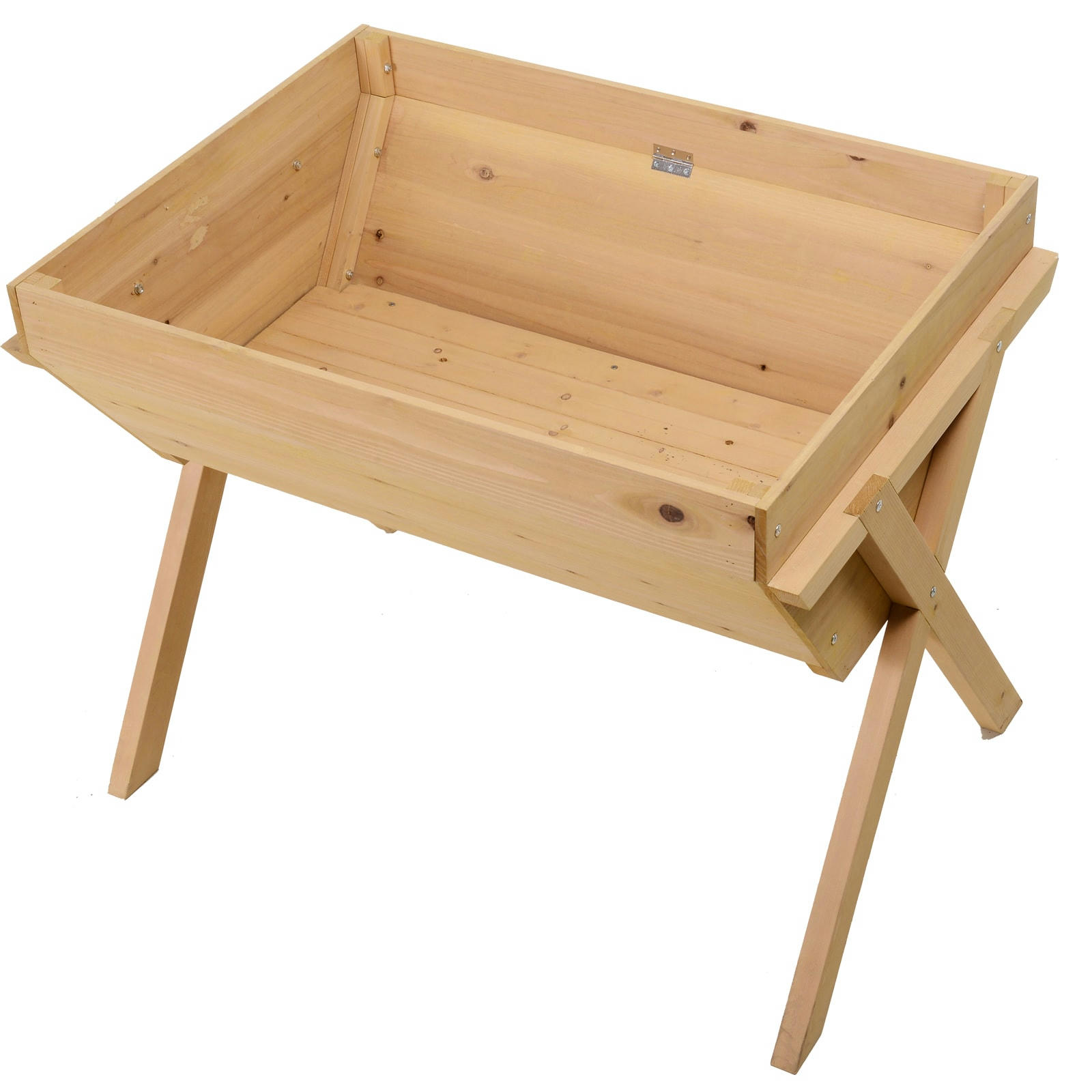 - Jardinière sur pieds bois massif sapin L100cm