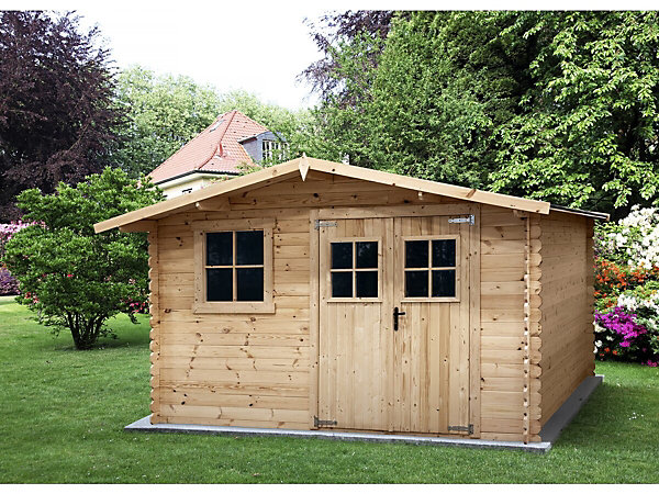 Abri de jardin en bois 14m² 