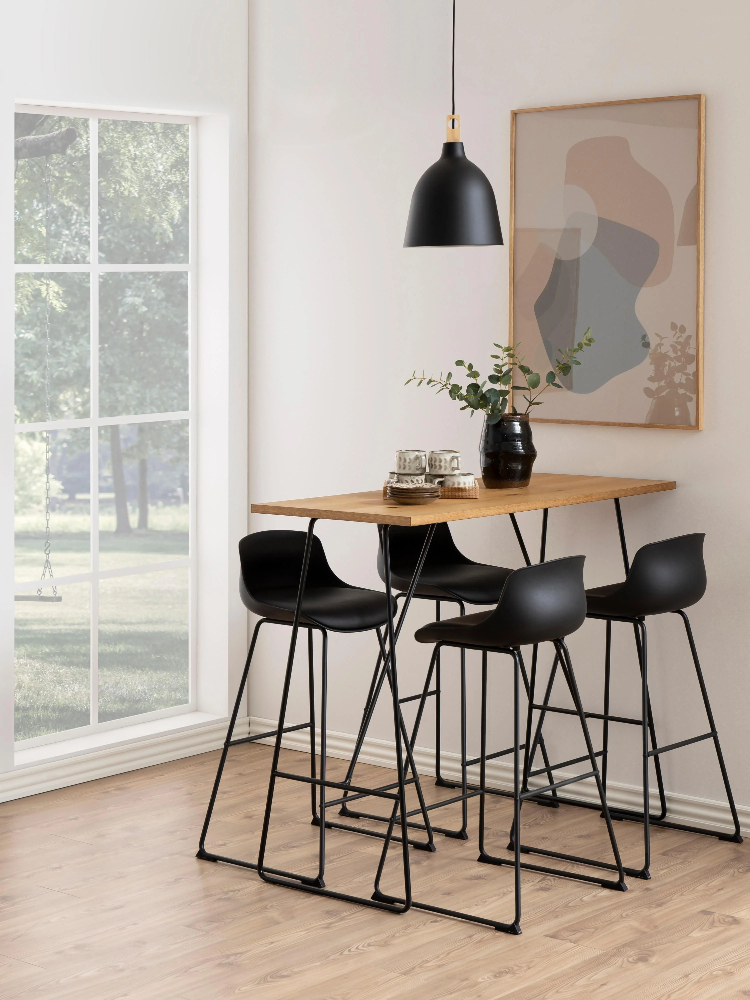 Kunstleder-Barstühle Tina, 2er-Set