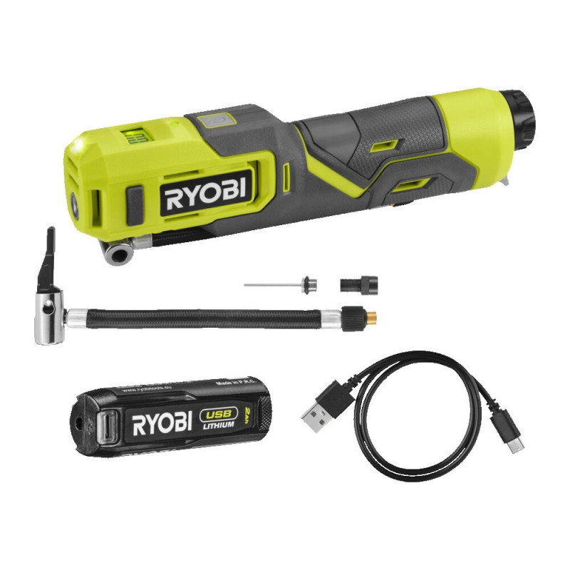 Compresseur sur batterie RI4-120G 4 V 2 Ah RYOBI