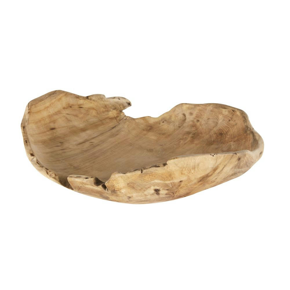 - Coupe en bois de teck beige D46