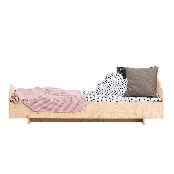 Lit 90x190 sommier inclus Louison Bois