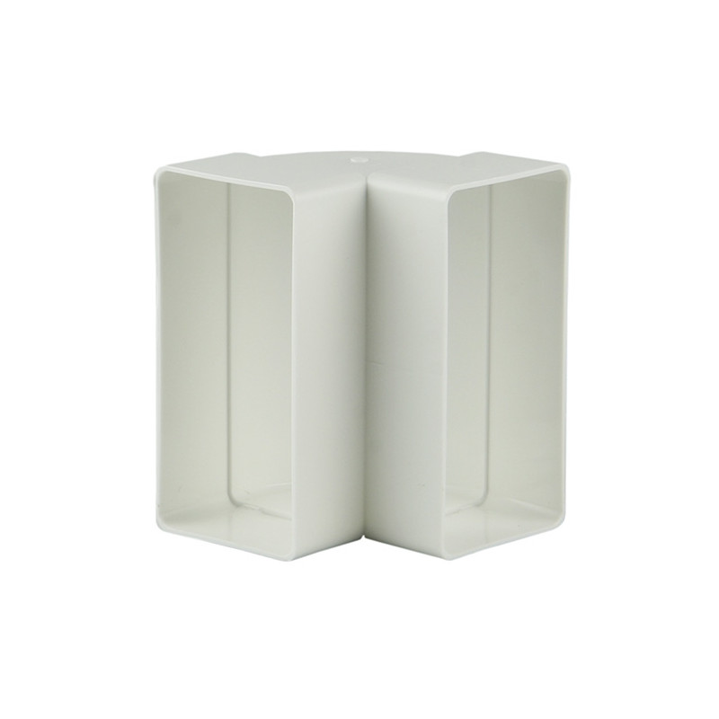 Raccord en PVC vertical blanc 113 x 90 x 90 mm RENSON