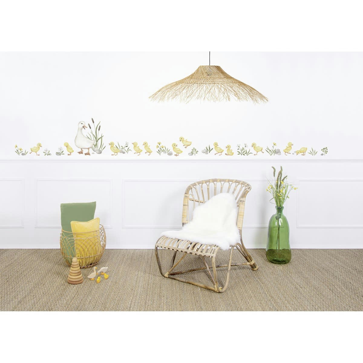 LITTLE DUCK - Stickers canard et cannetons en Vinyle mat Multicolore