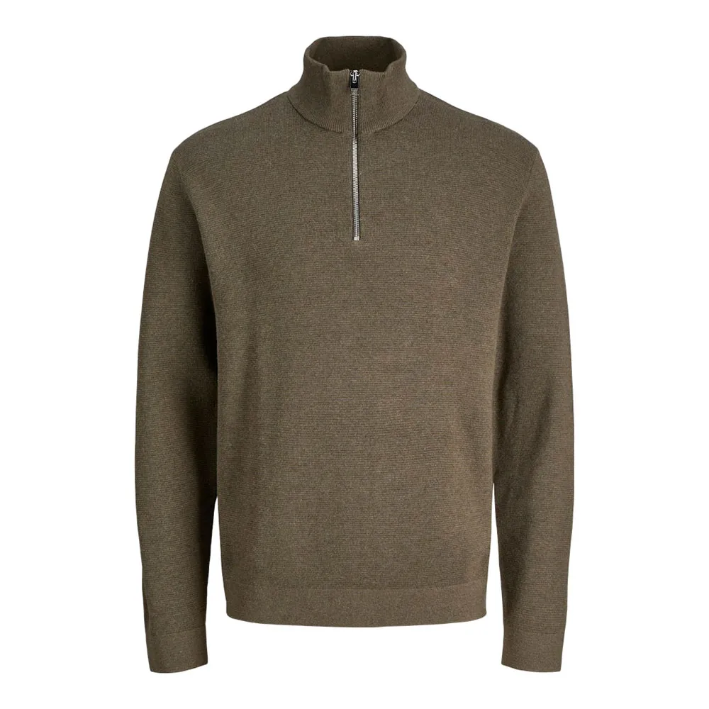 Jack & Jones Milano Stitch half zip sweater